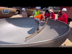 Q345r 2600mm Ellipsoidal głowa naczynie ciśnieniowe ze stali nierdzewnej