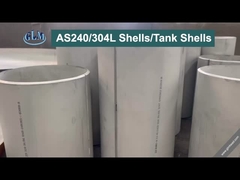 SS304 Cylindry walcowane ze stali nierdzewnej Płytki walcowane ze stali nierdzewnej dla przemysłu chemicznego