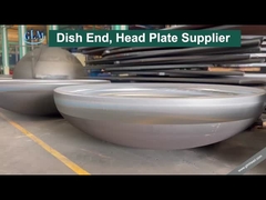 Głowy zbiornika z stali węglowej, końce zbiornika chemicznego