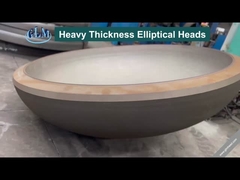 10000 mm Gorąco ukształtowane elipsoplastyczne końcówki naczyń półkułowych Głowy zbiorników dla zbiorników paliwa ASME