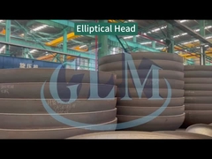 Niestandardowy ASME SA517 Klasy A Eliptyczna głowa naczynia 2:1 Prężnica 1300 mm Grubość 30 mm