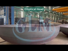 Niestandardowa dennica eliptyczna kotła ze stali węglowej, redukcja około 10%