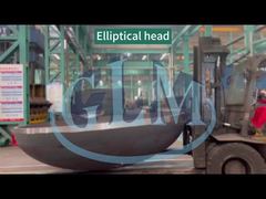 Szczegółowe spojrzenie: spersonalizowana głowica dennicowa ASME o średnicy 6000 mm, grubości 20 mm, półelipsoidalna 2:1