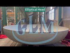 Spin-formed industrial pure titanium elliptical heads