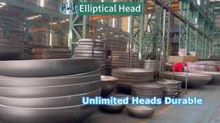 Głowice eliptyczne nie są ograniczone średnicą ani grubością.