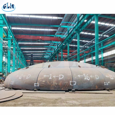 Dia 11000mm 65mm Grubość Stalo węglowe Głowa torysferyczna, Korona, Głowy płatków