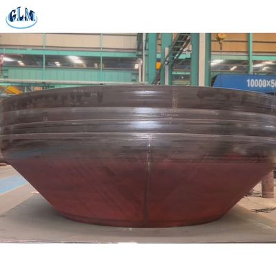 Polerowane, stożkowe dennice ze stali węglowej do zbiorników reaktorów i bez ograniczeń grubości