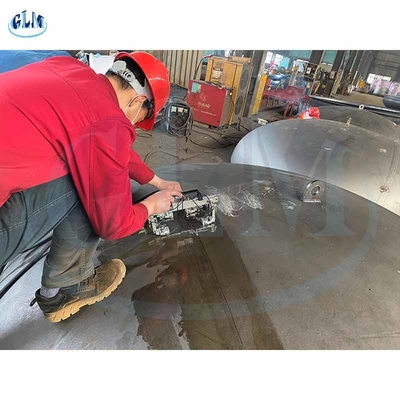 Certyfikat ASME SA537 2:1 Głowy eliptyczne 8000 mm średnica 76 mm grubość