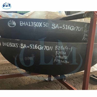 SA516 GR70 Głowy eliptyczne końce talerza 1350 mm średnica 50 mm grubość