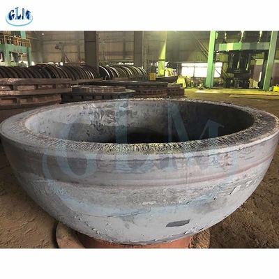 Głowa półkularna z stalowego węgla z grubością 120 mm