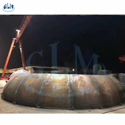 8600 mm średnica stożkowa głowa zbiornika głowa naczynia do produkcji zbiornika