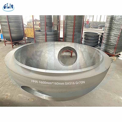 SA516 Gr70N 500 mm Głowa torysferyczna naczynia typu naczynia końcowego naczynia ciśnieniowego