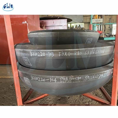 1100 mm X 80 mm Ellipsoidal Dish End SA516 Gr70N Wymiary głowicy zbiornika eliptycznej