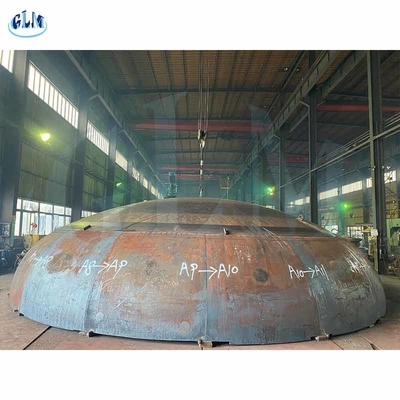 Q235B SS304 800 mm Głowy zbiorników półkularnych tworzących półkulę stalową
