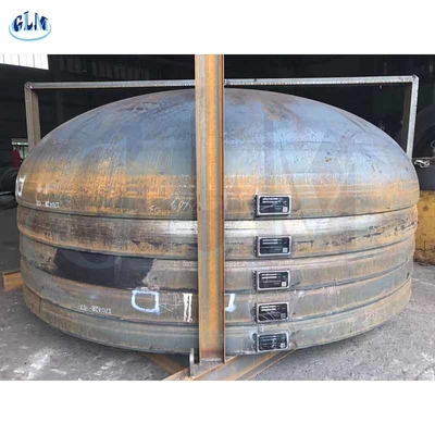 ASME Elliptical Pressure Vessel Dished Head Titanium SA36 Węglowa Stal