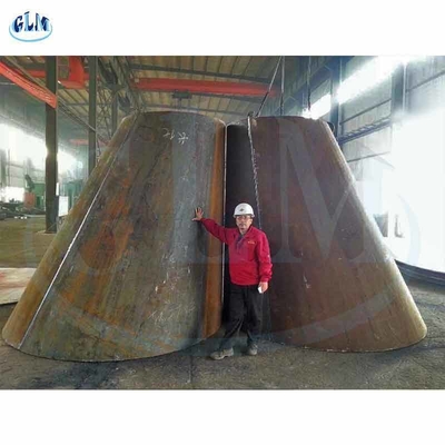 PED 300mm 89MM Cylinder stożkowe głowice zbiornika Korona promień metalowy ellipsoidalny