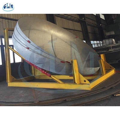 30MM ASME Q345A Głowiczne Głowice 2MM Złożona z stali nierdzewnej zbiornika do kotła reakcyjnego