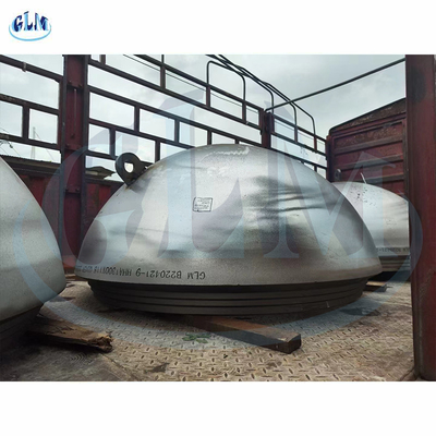 Głowy półkubice ze stali nierdzewnej 1300 mm średnica 118 mm grubość