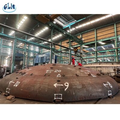 4200 mm średnicy głowica torysferyczna z łącznikiem do prasowania i spawania na gorąco dla naczyń ciśnieniowych