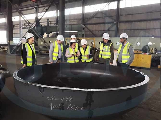Q345r 2600mm Ellipsoidal głowa naczynie ciśnieniowe ze stali nierdzewnej