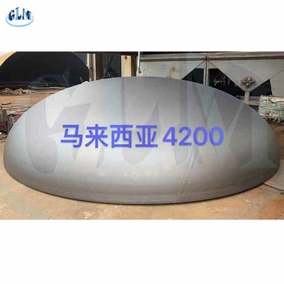 SA516 Gr70 Węglowa stal Eliptyczna głowica naczyniowa 4200 Prężnica 30 mm Grubość